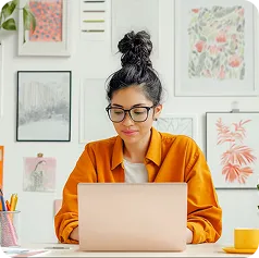 Person working
